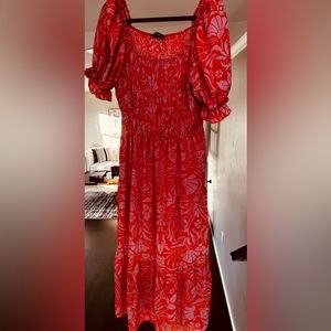 Amazon Fashion Womens Smocked Maxi Dress Size XL